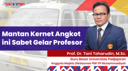 Toni Toharudin: Mantan Kernet Angkot yang Sukses Sabet Gelar Profesor