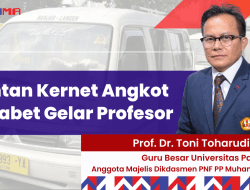 Toni Toharudin: Mantan Kernet Angkot yang Sukses Sabet Gelar Profesor