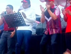 Bupati Taput Meriahkan HUT Kemerdekaan di Hutabarat Tarutung