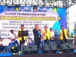 Pomparan Si Raja Lumbantobing Berangkatkan Takkas Manimpan Menuju Senayan