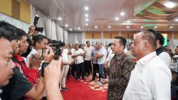 Pj Gubernur Sumatera Utara (Sumut) Agus Fatoni memimpin Rapat Koordinasi Percepatan Persiapan Pelaksanaan PON XXI Aceh-Sumut di Aula Tengku Rizal Nurdin Jalan Sudirman Nomor 41 Medan.