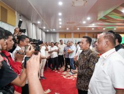 Hari Pertama Kerja, Pj Gubsu Rapat PB PON Sumut Bersama Kemenpora dan KONI Pusat