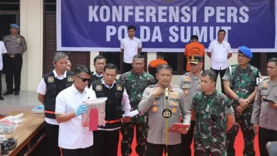 Poldasu Ungkap Pelaku Pembakaran Rumah Sempurna Pasaribu