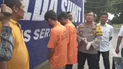 Satres Narkoba Polres Sergai Ringkus Dua Pengedar, Amankan 632,32 Gram Sabu