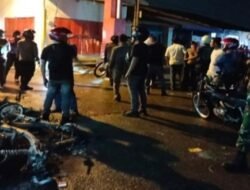 Gerebek Rumah BD di Bagan Deli Belawan, 2 Sepmor Petugas di Bakar