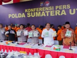 Bupati Batu Bara Hadiri Press Release Pengungkapan Kasus Tindak Pidana Narkotika