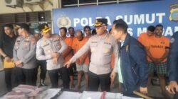 Tekan Aksi Premanisme dan Pungli, Polrestabes Medan Tahan 9 Pemuda Bawa Sajam 