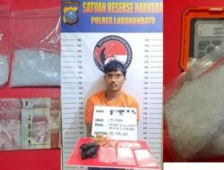 Polres Labuhanbatu Gagalkan Peredaran 101 Gram Sabu