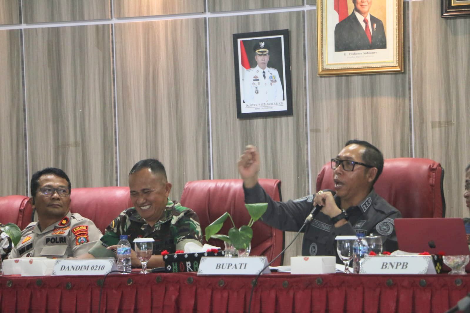 Pemkab Taput finalkan data kerusakan terdampak bencana tahun 2025.