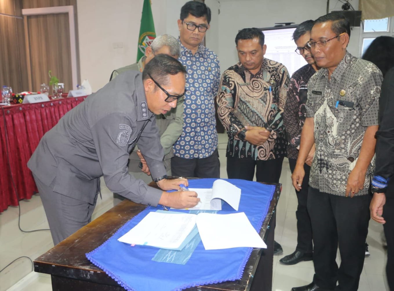 Pemkab Taput finalkan data kerusakan terdampak bencana tahun 2025.