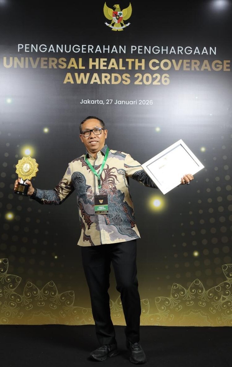 Taput terima penghargaan Universal Health Coverage Awards 2026.