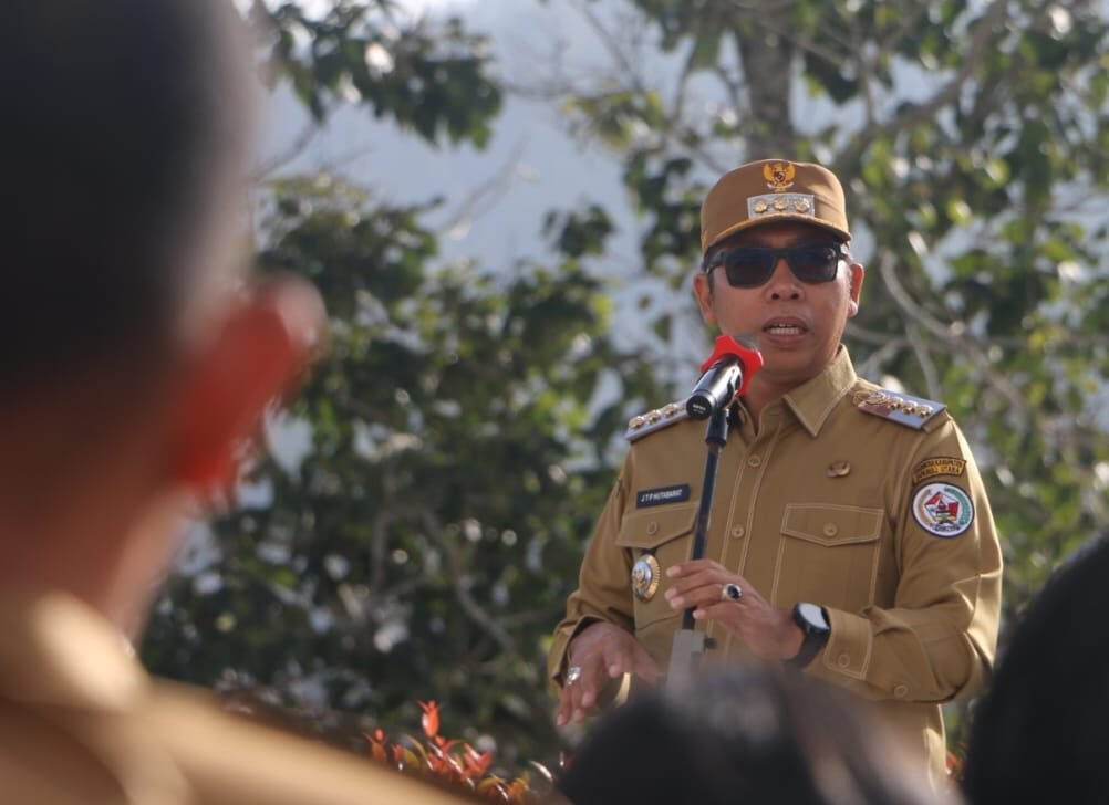 Bupati Taput tegaskan,apel pagi setiap Senin untuk kesiapsiagaan dan monitoring kinerja.