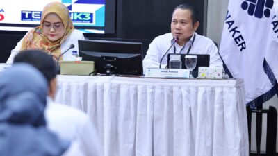 Direktur Jenderal Pembinaan Pengawasan Ketenagakerjaan dan Keselamatan dan Kesehatan Kerja (Dirjen Binwasnaker dan K3) Kemnaker, Ismail Pakaya,.