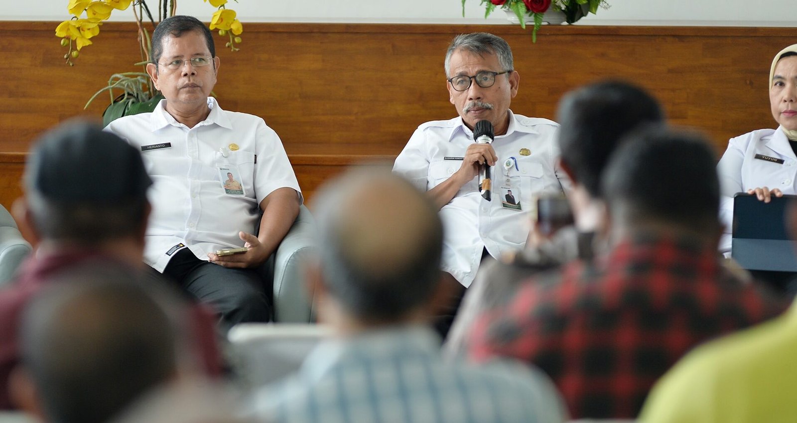 Pemerintah Provinsi Sumatera Utara (Sumut) melalui Asisten Pemerintahan dan Kesejahteraan Rakyat Sekretariat Daerah Provinsi Sumut Basarin Yunus Tanjung dan Badan Penanggulangan Bencana Daerah Provinsi Sumut melakukan Konferensi Pers terkait Perkembangan Penanganan Bencana Alam di Sumut. Kegiatan yang difasilitasi Dinas Kominfo Sumut ini berlangsung di Lobby Dekranasda Lantai 1 Kantor Gubernur Sumut Jalan Diponengoro Kota Medan