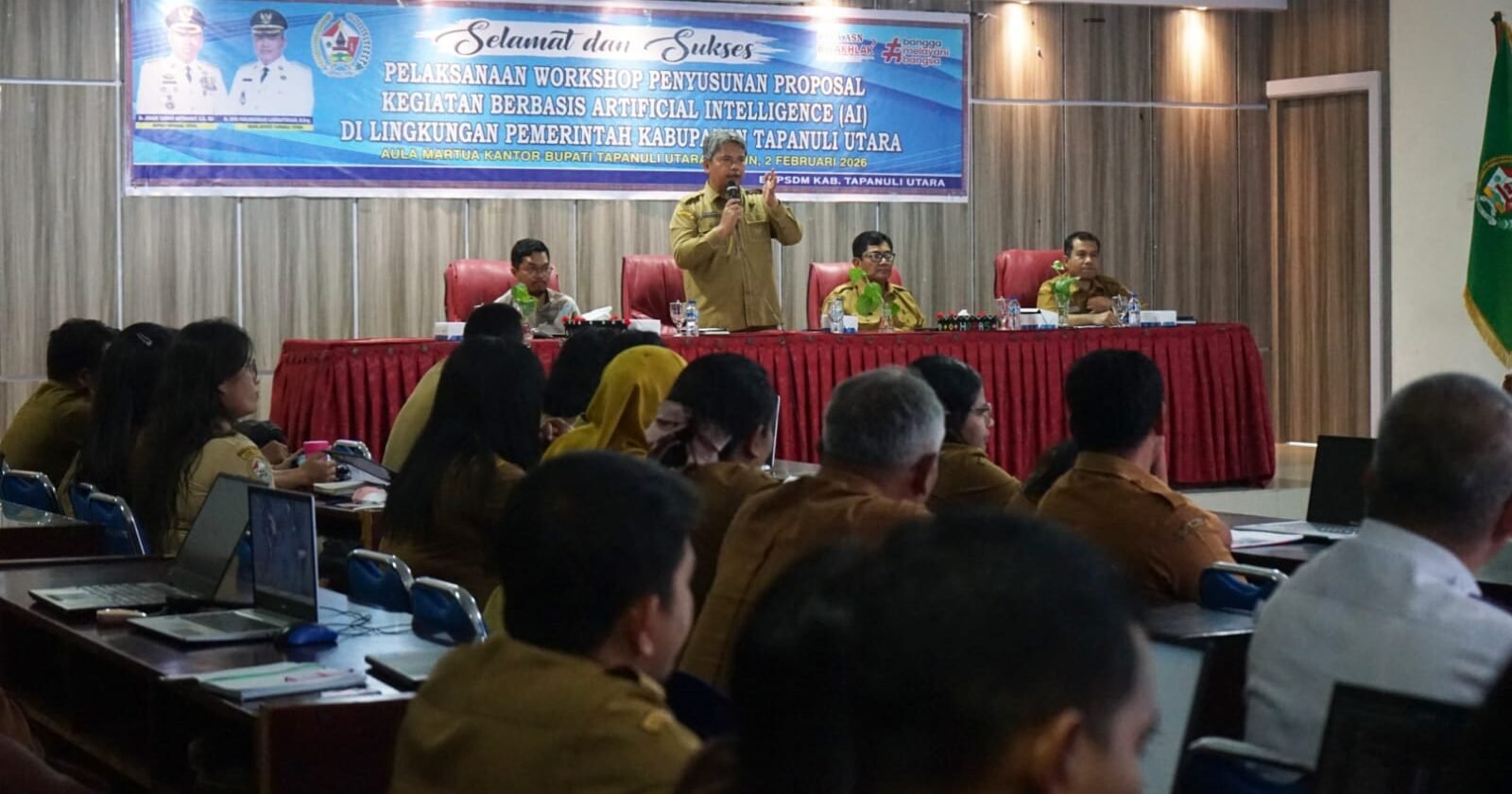 Pemkab Taput gelar Workshop Penyusunan Proposal Berbasis AI.* 
