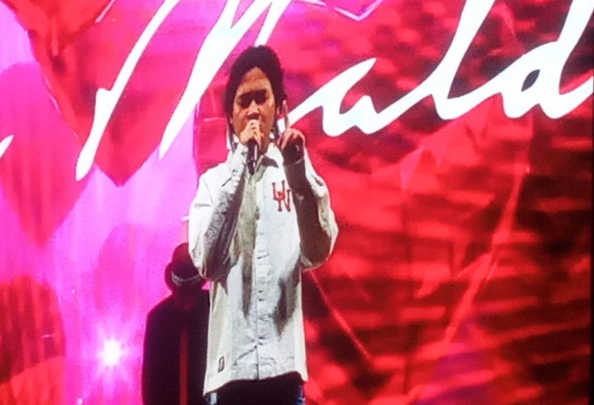 Penyanyi Aldy Maldini tampil bernyanyi di acara pelantikan pengurus Komite KORMI Sumut.