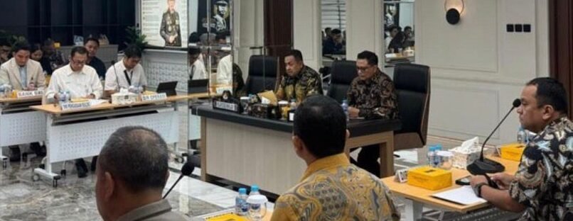 Jajaran Polri se-Indonesia saat mengikuti Rakor Ketahanan Pangan pertanian Jagung di Mabes Polri, Jumat (6/2/2026).