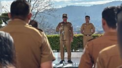 Bupati Taput Pimpin Apel Kesiagaan Menghadapi Libur Panjang