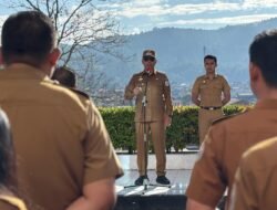 Bupati Taput Pimpin Apel Kesiagaan Menghadapi Libur Panjang