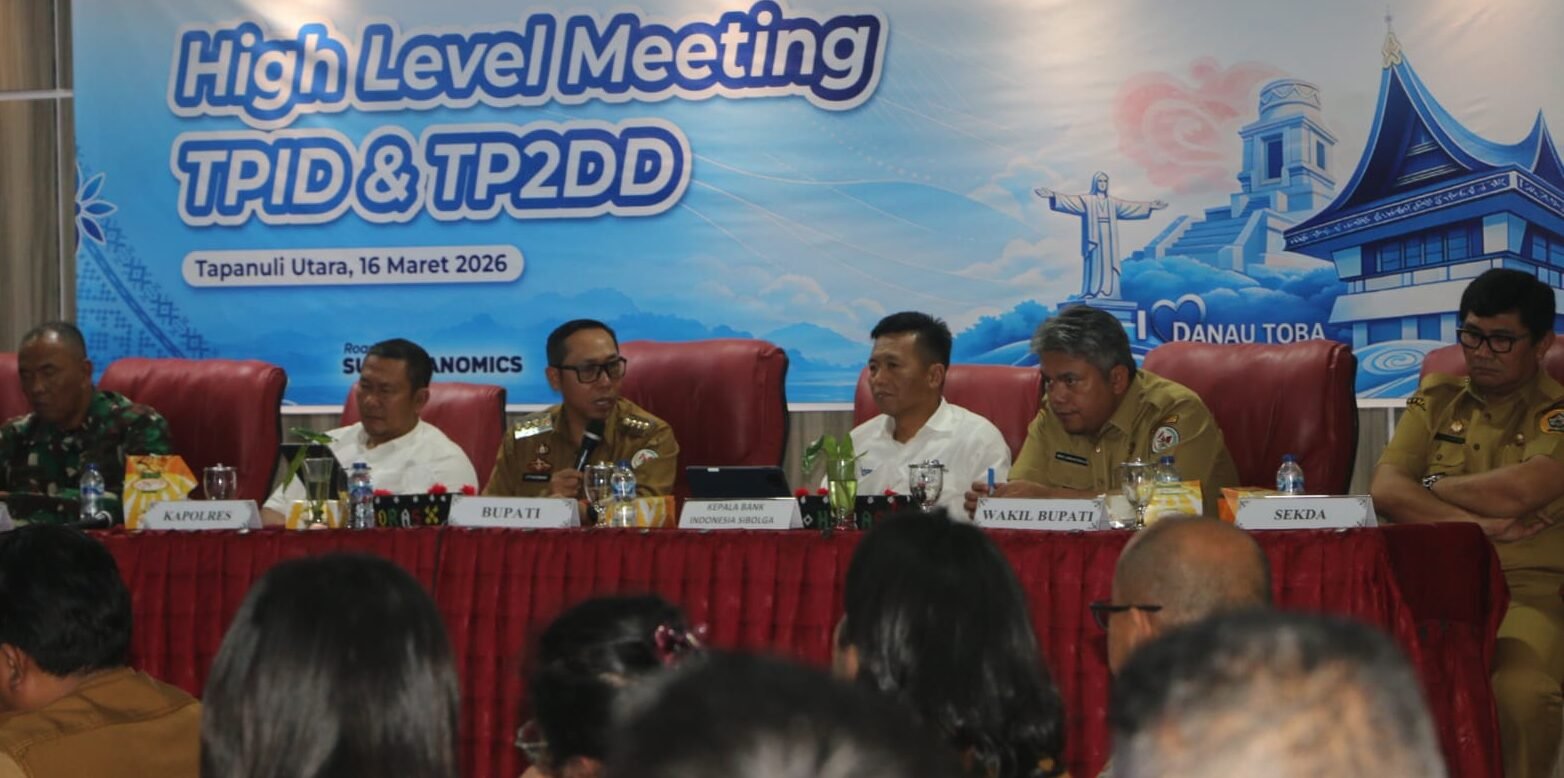 Bupati Taput pimpin HLM TPID fokus pengendalian harga.