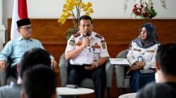 Dinas Perhubungan Provinsi Sumatera Utara, memberikan keterangan Pers kepada awak media terkait “Realisasi Bus Listrik Medan, Binjai, Deliserdang (Mebidang), Mudik Gratis dan Jalur Aman Pulang Kampung" di Lobby Dekranasda Lt.1, Kantor Gubernur Sumatera Utara, Jumat (6/3/2026).