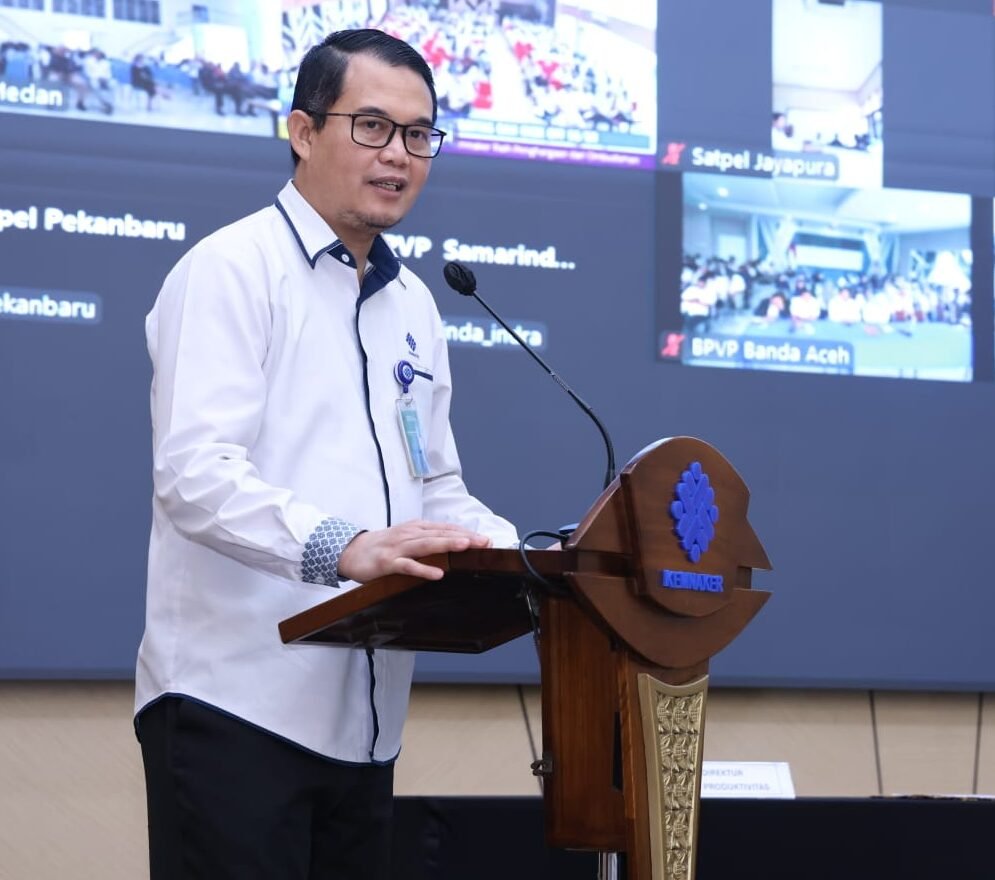 Direktur Jenderal Pembinaan Pelatihan Vokasi dan Produktivitas (Binalavotas) Kemnaker, Darmawansyah,