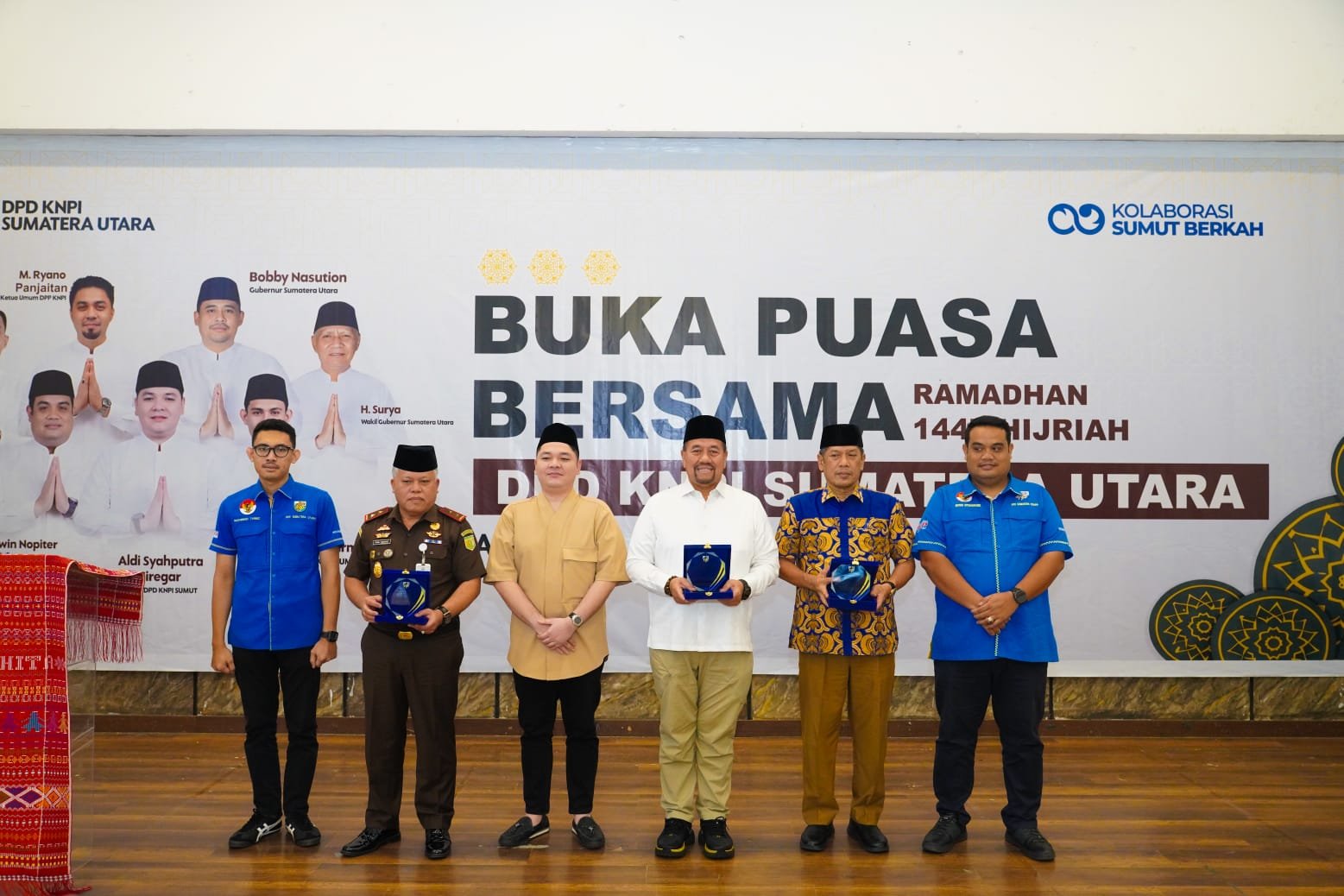 Bupati Batu Bara, Plt. Kepala Dinas Pemuda, Olahraga, Kebudayaan dan Pariwisata serta Plt. Kepala Dinas Kependudukan dan Pencatatan Sipil Kabupaten Batu Bara.