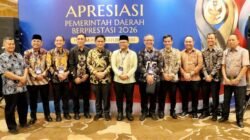 Bupati Simalungun (no.2 dari kiri) saat hadiri Forum Akselerator Negeri Kemendagri.