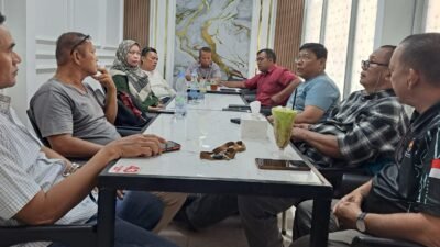 Suasana Rapat Forum Pemred Media Siber Indonesia SMSI Sumut.