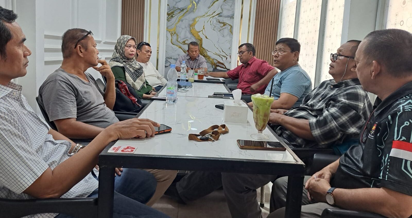 Suasana Rapat Forum Pemred Media Siber Indonesia SMSI Sumut.