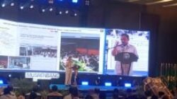 Mendagri RI Muhammad Tito Karnavian tatkala memberikan kata sambutan di Musrenbag RKPD Sumut tahun 2027.