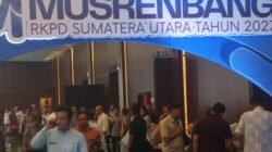 Musrenbag RKPD Sumut tahun 2027 di hotel Santika Dyandra Primiere Kota Medan.
