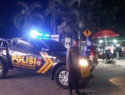Polres Simalungun-Polsek Bandar Huluan Patroli Blue Light Malam, Ini Targetnya