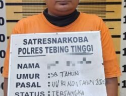 Warga Ngadu di Medsos, Pengedar Narkoba Ditangkap Polres Tebing Tinggi
