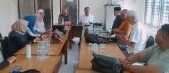 Ketua PWISumut, H.Farianda P.Sinik saat memimpin rapat pembentukan panitia