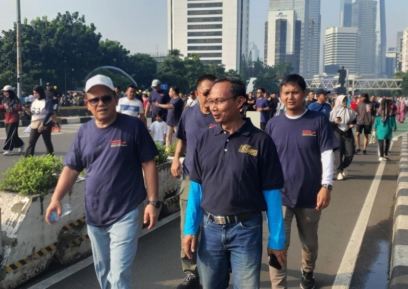 Pengurus SMSI Pusat mengikuti kegiatan Hati Kebebasan Pers Se Dunia.