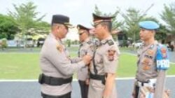 Kapolres Batu Bara Pimpin Upacara Sertijab Kabag SDM Polres Batu Bara