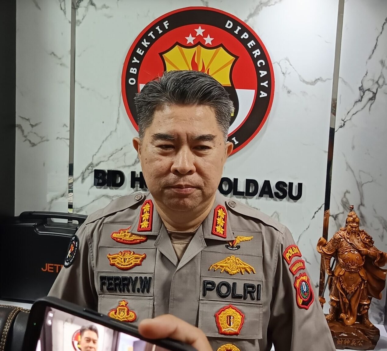 Kabid Humas Polda Sumut, Kombes Ferry Walintukan.