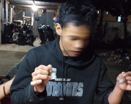 Pelaku yang diamankan petugas kepolisian