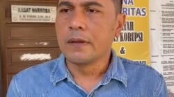 Kasat Resnarkoba Polres Sibolga AKP A.M Purba, SH., M.H.saat memberi keterangan terungkapnya peredaran narkoba di wilayah Kota Sibolga, Jumat (29/5/2026).