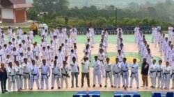 Diikuti 300 Karateka, Bupati Taput Resmikan Ujian Kenaikan Sabuk Kyu Wadokai