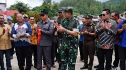 Pangdam I-BB dan  Bupati Taput  Resmikan Jembatan Siualuompu, Bukti Kolaborasi Pemerintah-TNI
