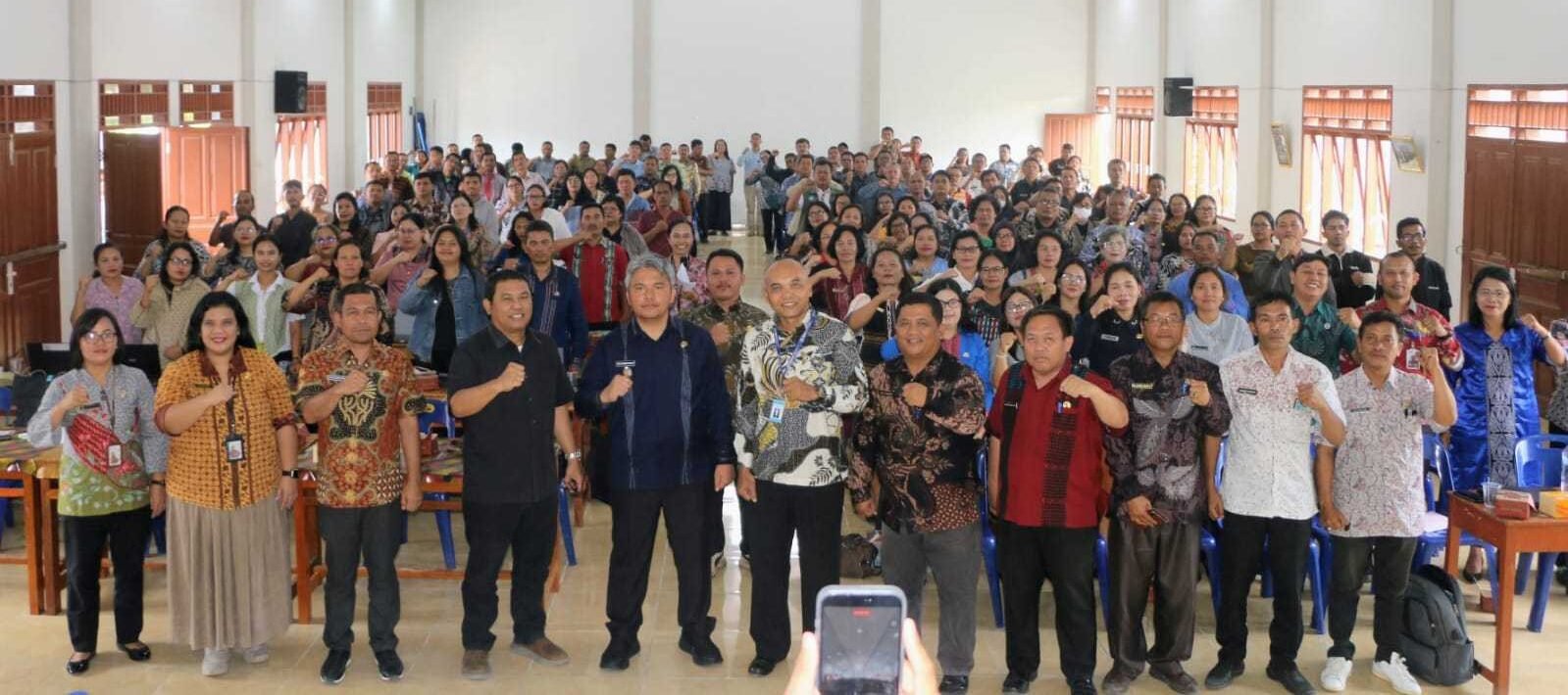 Komitmen Pemkab Taput dalam menargetkan pemerataan kualitas pendidikan.