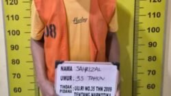 Pelaku yang diamankan petugas kepolisian