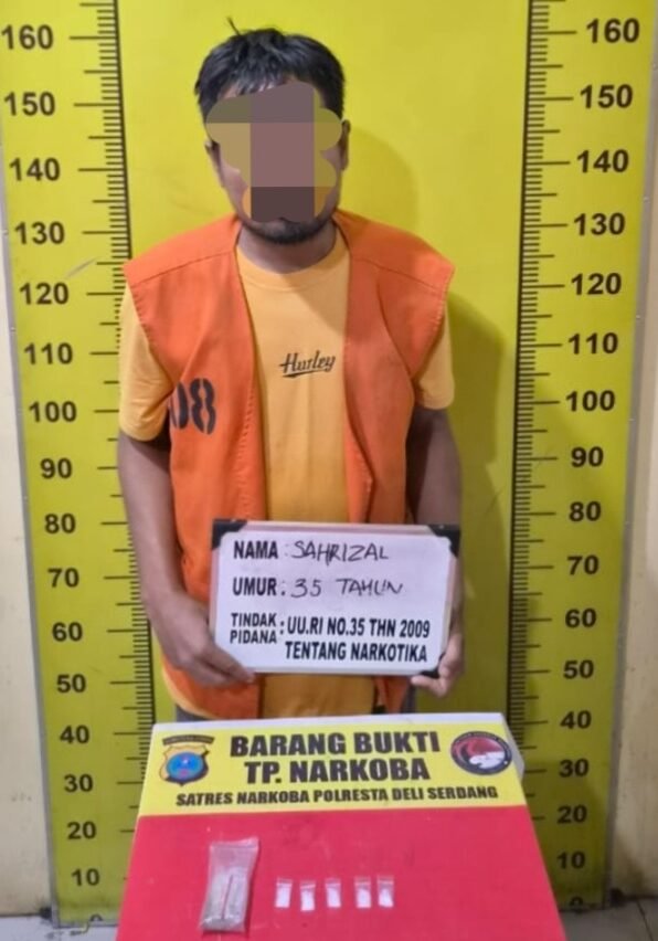 Pelaku yang diamankan petugas kepolisian