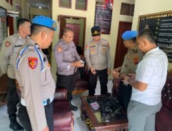 Sipropam Lakukan Pemeriksaan Senpi di Jajaran Polres Sibolga