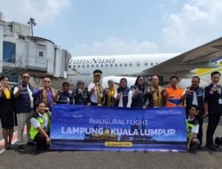 Transnusa Resmikan Penerbangan Perdana Jakarta-Lampung dan Lampung-Kuala Lumpur