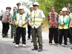 Pembangunan Jalan Hotmix di Sipahutar Taput Melancarkan Perekonomian