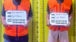 Dua tersangka yang diamankan pihak Kepolisian