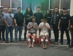Kepolisian mengamankan pelaku